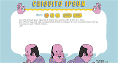 Desktop Screenshot of chiquitoipsum.com
